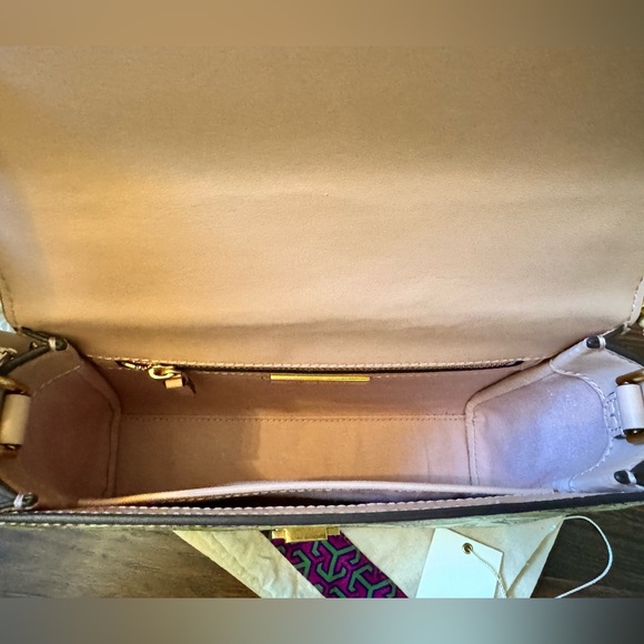 NWT Tory Burch Juliette Meridian Printed Satchel - Picture 5 of 6